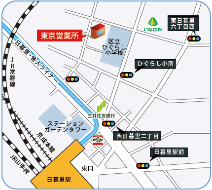 東京営業所地図